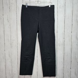 J Jill Premium Bi-Stretch Pants Women’s Black Ankle Cotton Stretch Blend Size 8.